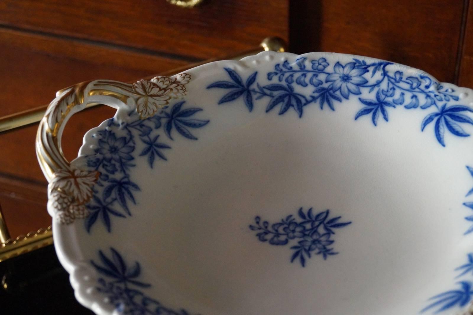 19th Century Ashworth Mason's Blue 'Milieu de Table, ' 1880-1900 For Sale 1