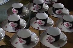 Late 19th Century Nymphenburg Porcelain Demitasse Cups and Saucers