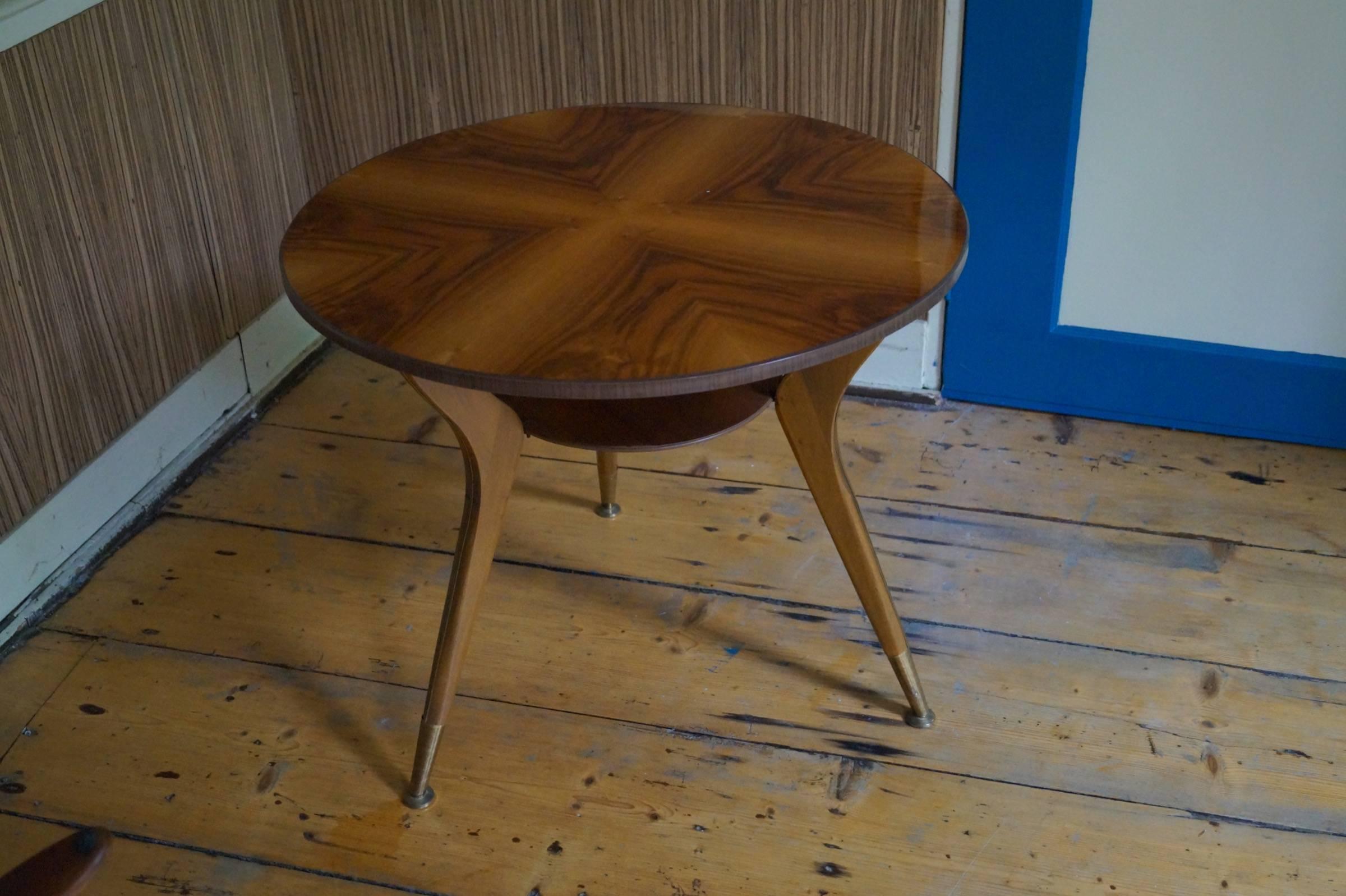 Italian Gio Ponti Style Coffee Table, Italy, 1950s