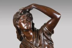 Mussels Collector Bronze Sculpture of Mathurin Moreau