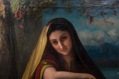 Portrait of a Young Girl, French School, Mid-19th Century
