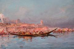 View of the Bosphorus with St Sophie by a. Godchaux, 19th Century