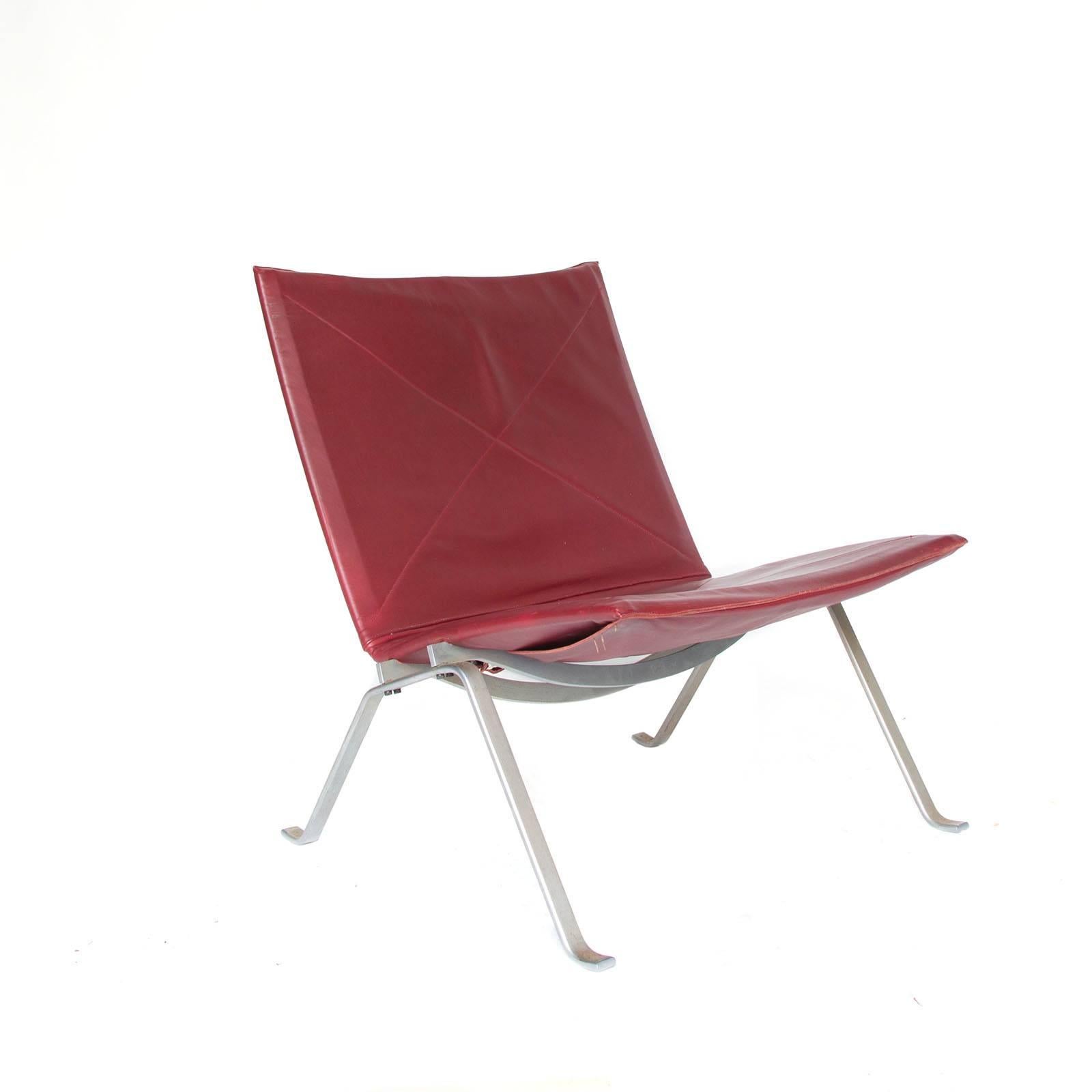 1956, Poul Kjaerholm für E. Kold Christensen, PK22 Lounge Chairs (Skandinavische Moderne) im Angebot