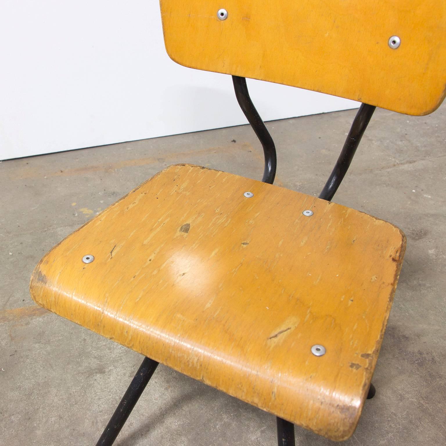 1960s Children Chair, Plywood and Metal 2