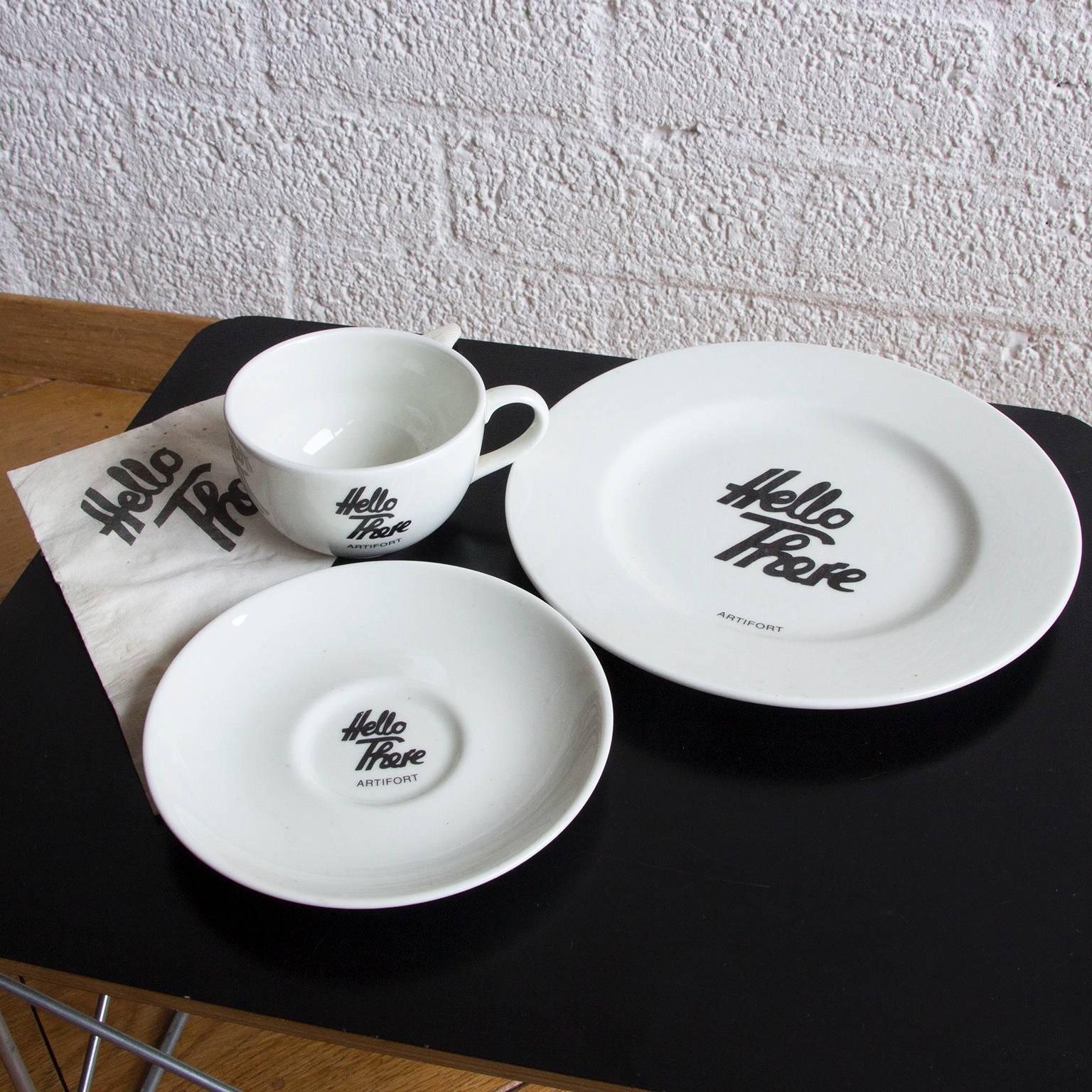 Mid-Century Modern Jeremy Harvey, Hello There Breakfast Set for Artifort For Sale