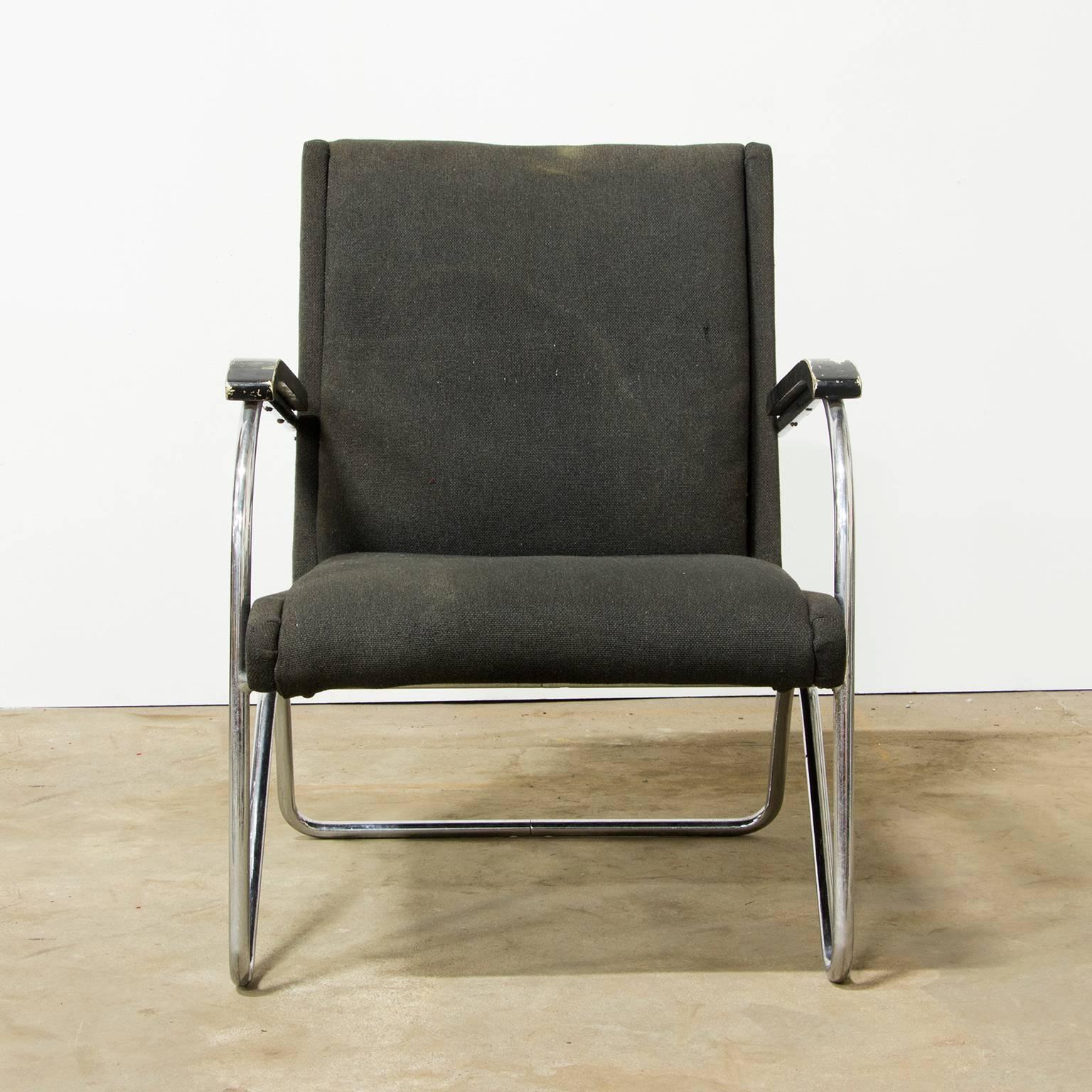 Original Easy Chair, circa 1930 In Good Condition In Amsterdam IJMuiden, NL