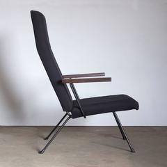 1959, Cordemeyer for Gispen, Easy Chair 1410, Original Dark Blue/Black Fabric