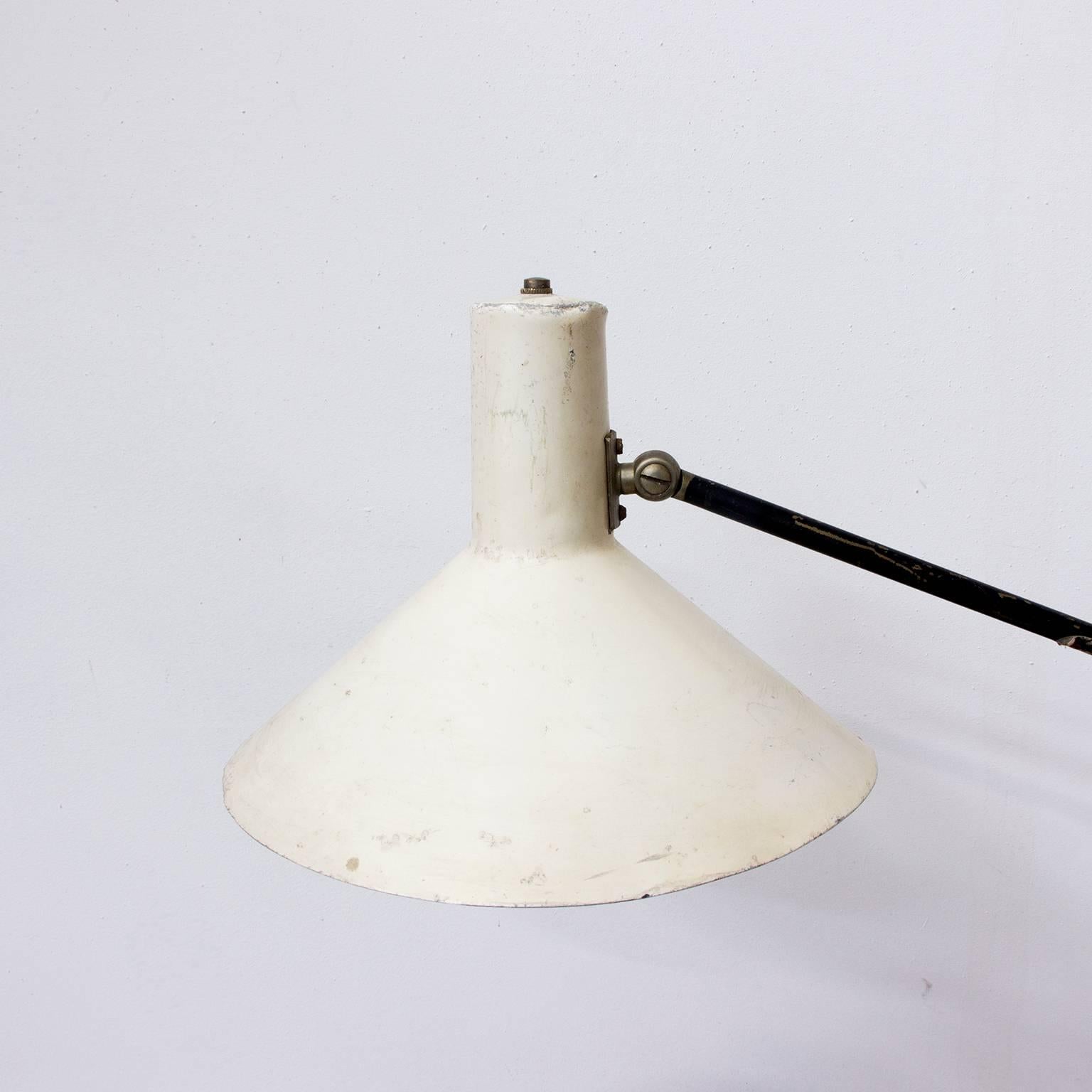 Mid-20th Century Very Rare, Elegant and Adjustable Vintage Floor Lamp, circa 1960