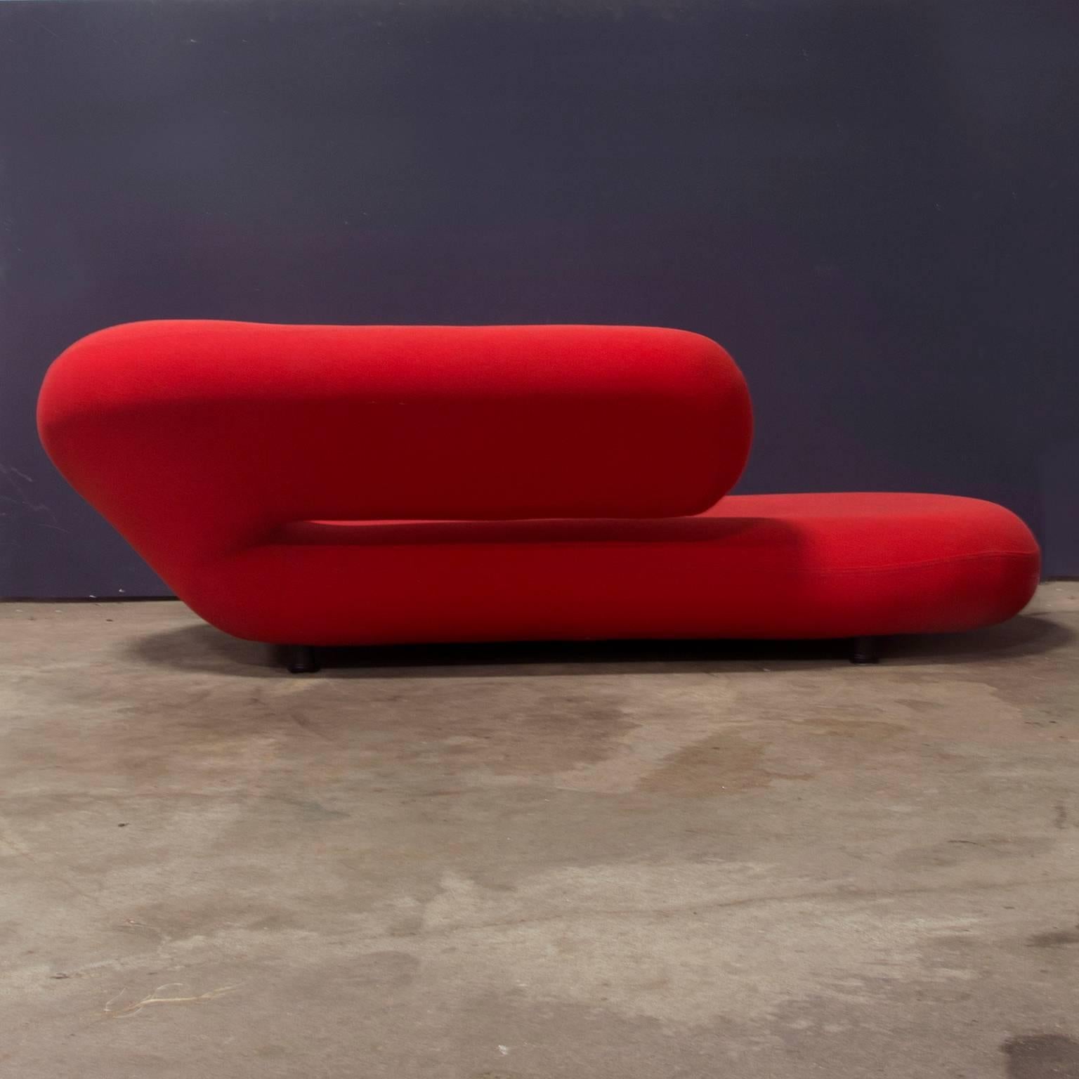 Late 20th Century 1970, Geoffrey Harcourt, Chaise Longue Cleopatra in Originally Red Tonus Fabric