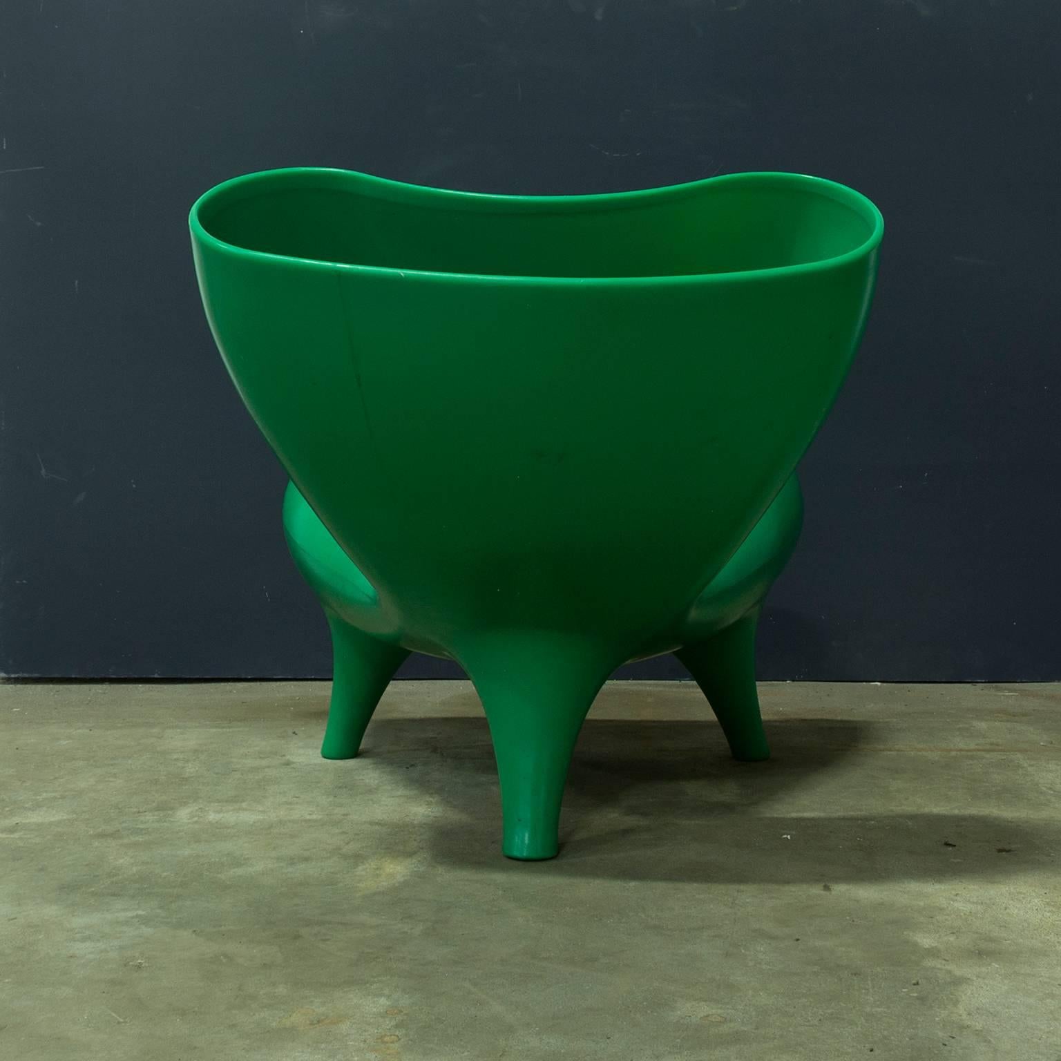 Italian 1983, Marc Newson, Nowadays Rare Apple Green Orgone Chair