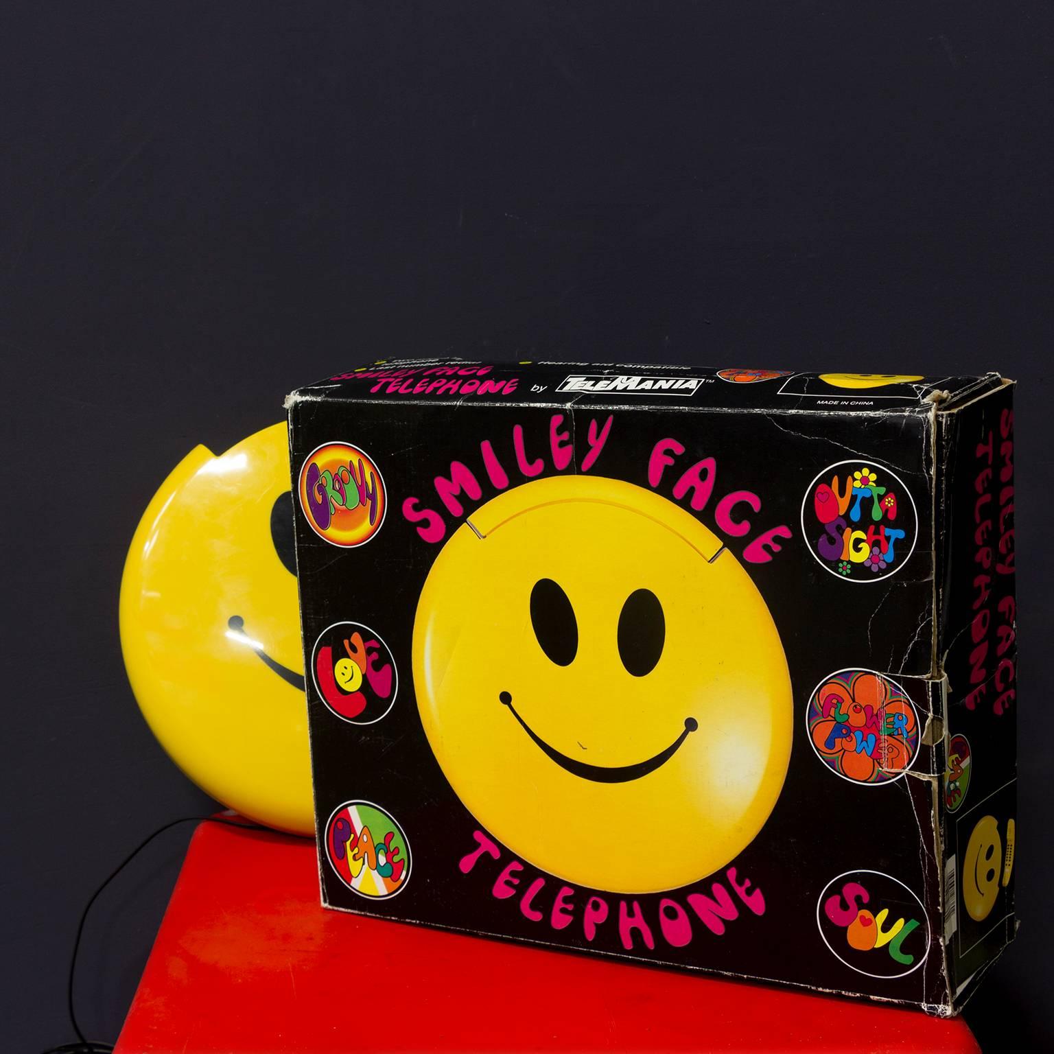Smiley Telephone in Original Box, circa 1975 1