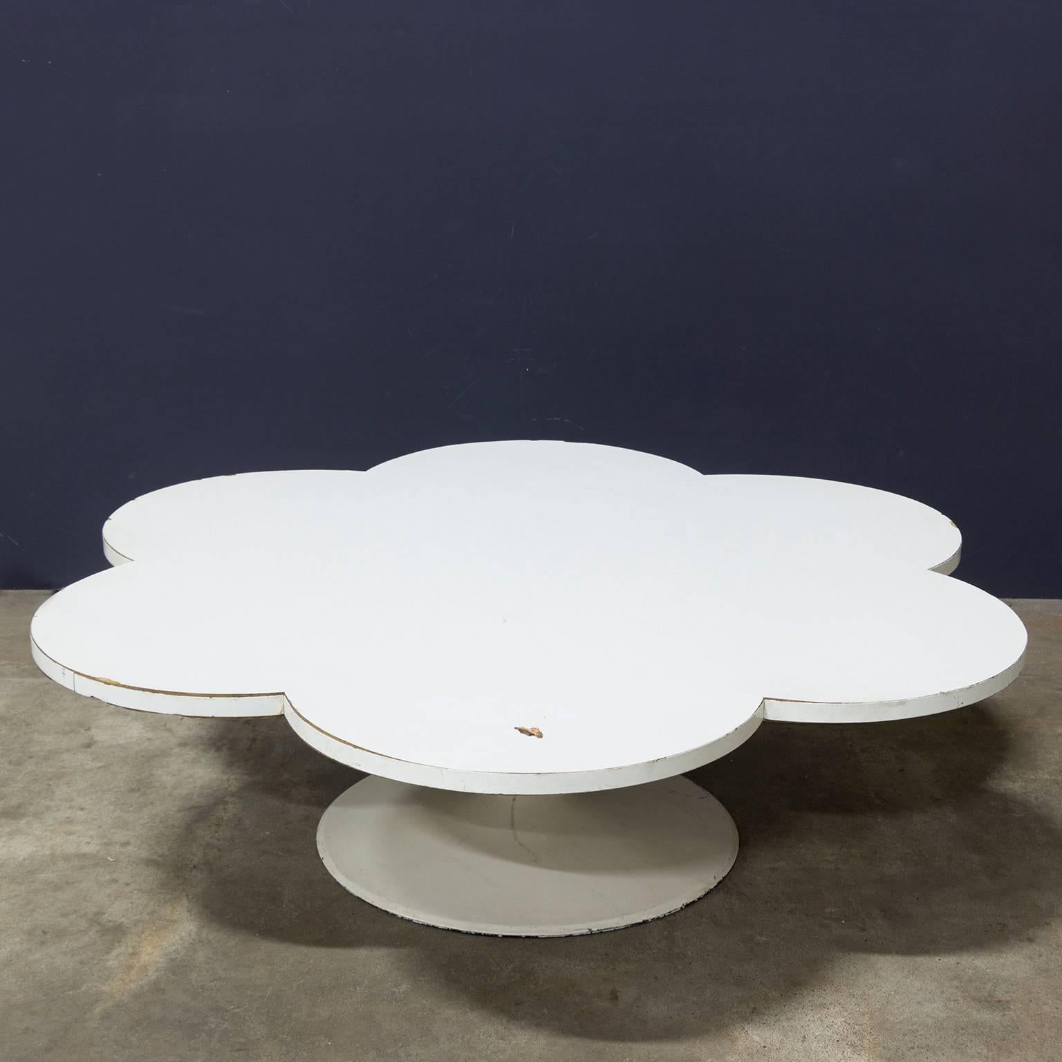 Mid-Century Modern Table basse Pop Art « Le Cloud » en stratifié blanc de Kho Liang Ie pour Artifort, 1960 en vente