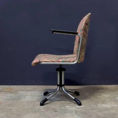 1935, W.H. Gispen par Gispen Culemborg, chaise de bureau 356, accoudoirs en bakélite