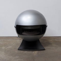 1965, Richard Wolthekker for Faber, Model Faber 2000, Stove in Mat-Chrome Black