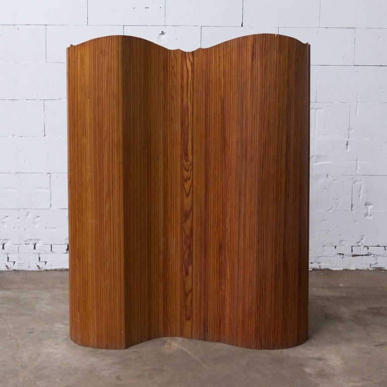 Wooden Foldable Screen or Divider, Probably Scandinavian, circa 1960 at