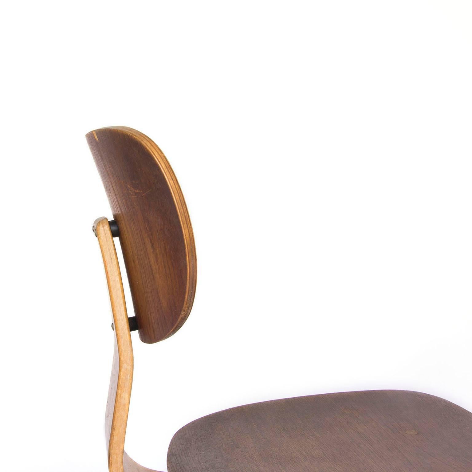 Mid-Century Modern 1952, Cees Braakman for UMS Pastoe, Netherlands, SB02 Chair 