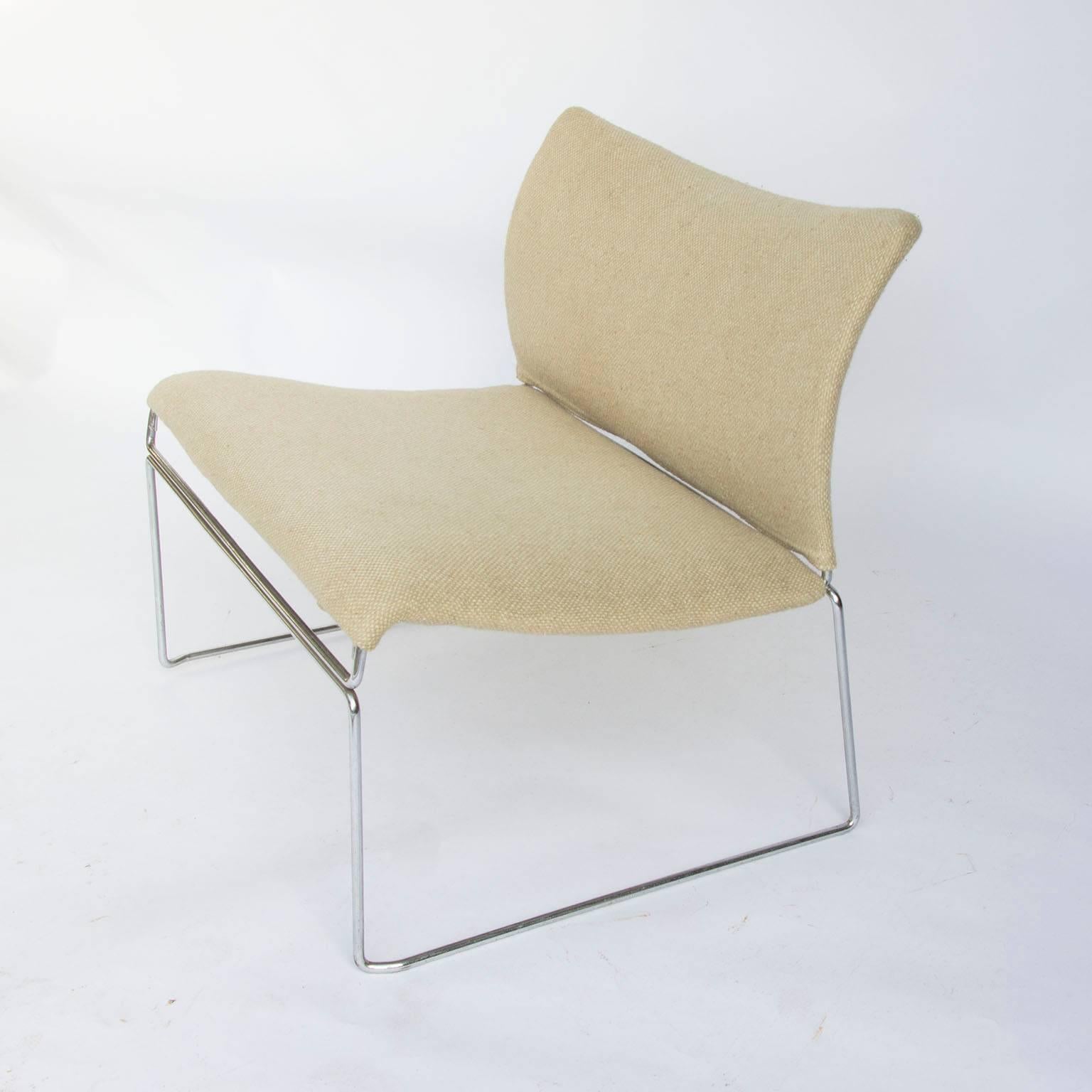 Mid-Century Modern 1971, Kazuhide Takahama, Saghi Chair Loveseat in Original Fabric