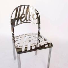 1960, Jeremy Harvey, Three Hello There Chairs, Chrome-Plated