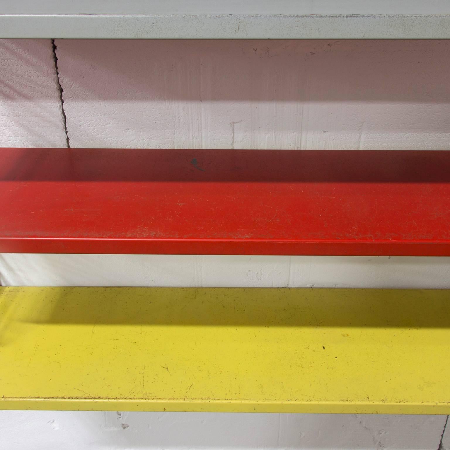 1960, A. Dekker for Tomado Holland, Original Multicolored Modular Wall Unit For Sale 2
