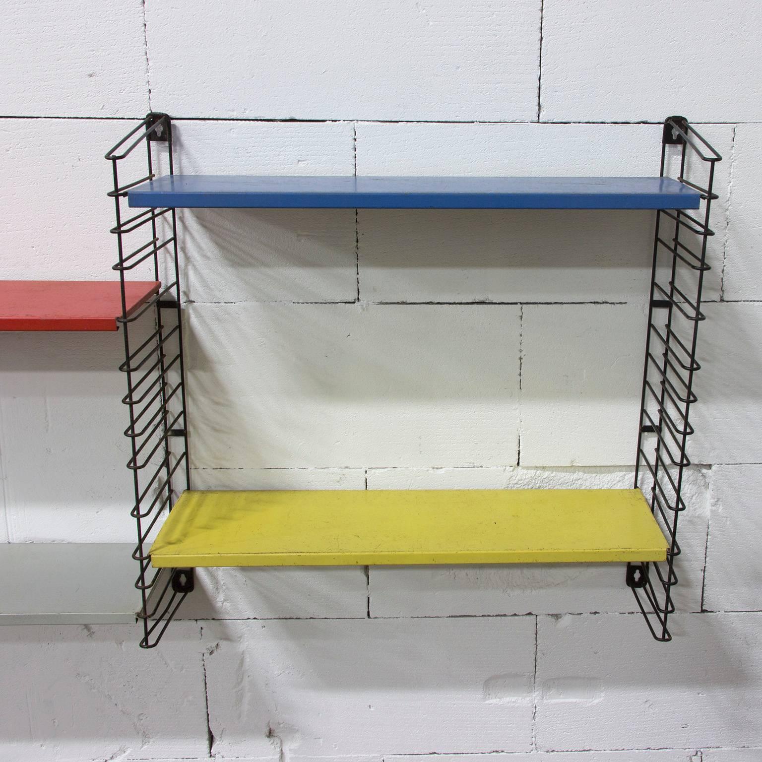 Mid-20th Century 1960, A. Dekker for Tomado Holland, Original Multicolored Modular Wall Unit For Sale