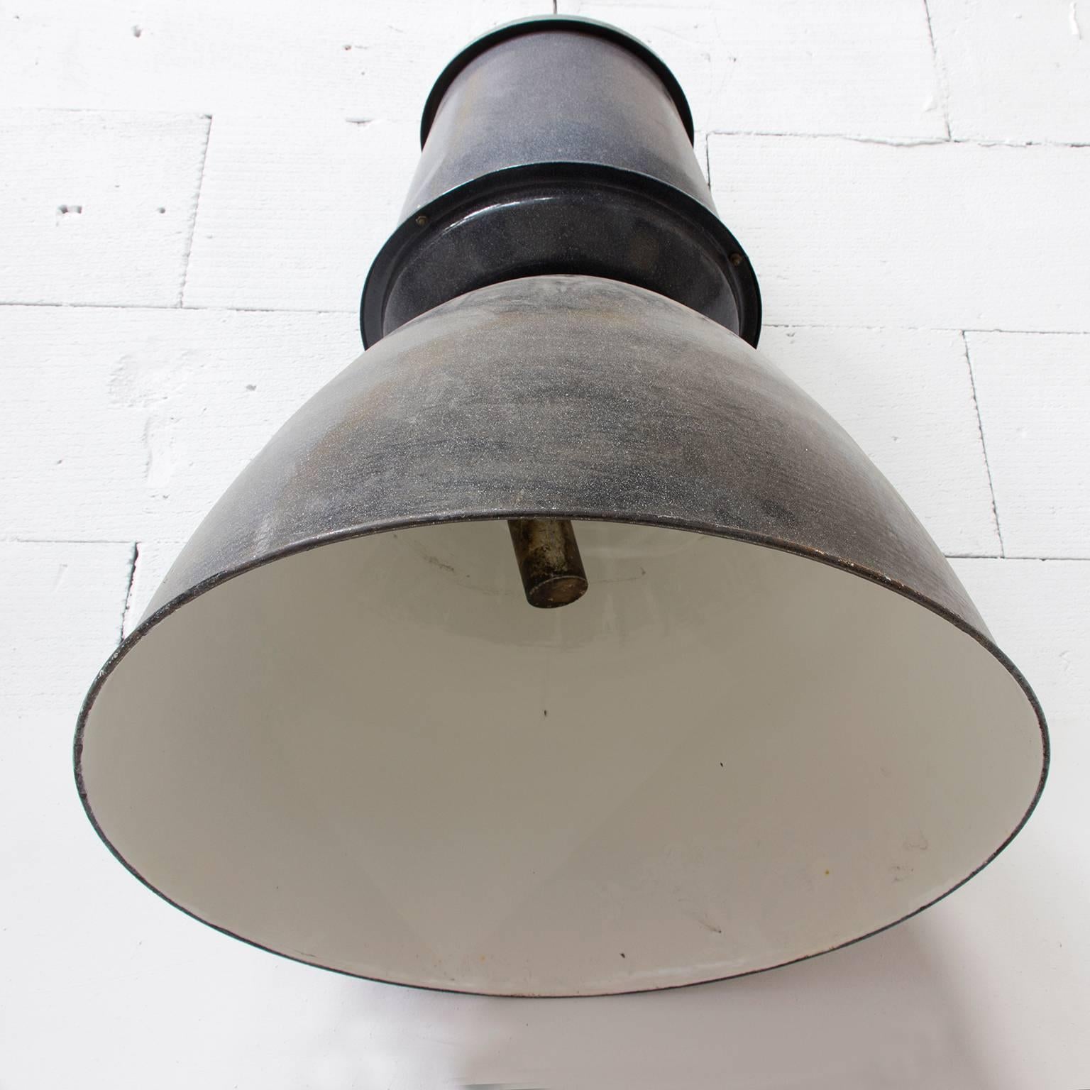 Mid-Century Modern Extra Large Industrial Hanging Lamp, circa 1960s