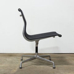 1958, Eames, EA 107 for Vitra, Static Non Swivel Black Net Weave