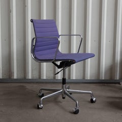 1958, Ray and Charles Eames Purple Adjustable Tilt Office Chair with Five Wheels