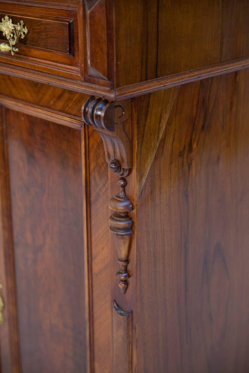 Baroque Revival Gründerzeit Vertiko, Germany, circa 1890s For Sale