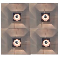 Set of Four Wall Lights by Jocelyne Tocmé, 1970s