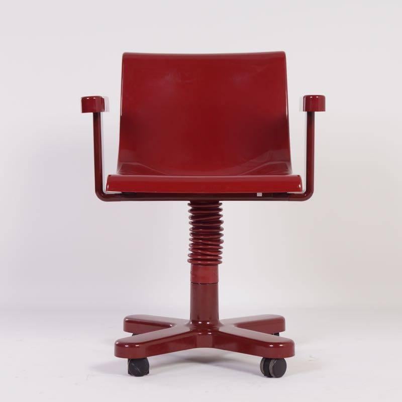 Italian 1973 Ettore Sottsass Olivetti Synthesis Desk Chair For Sale