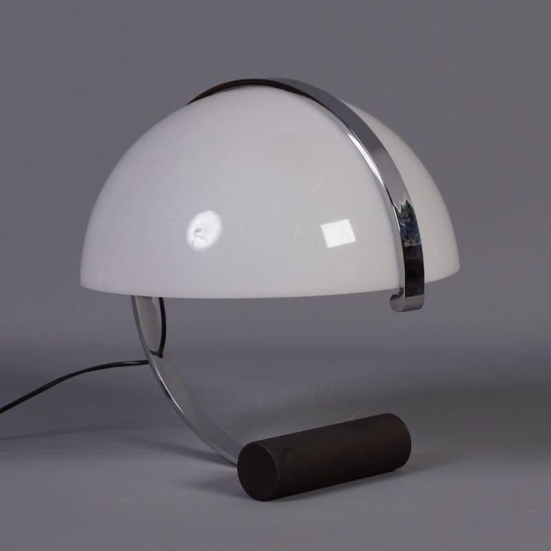 Chrome 1970s Italian Stilnovo Table Lamp by Artimeta For Sale