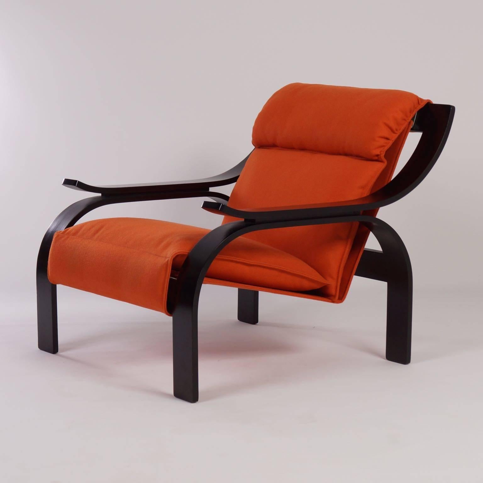 Woodline Armchair by Marco Zanuso for Arflex, 1960s In Excellent Condition For Sale In Berkel en Rodenrijs, NL