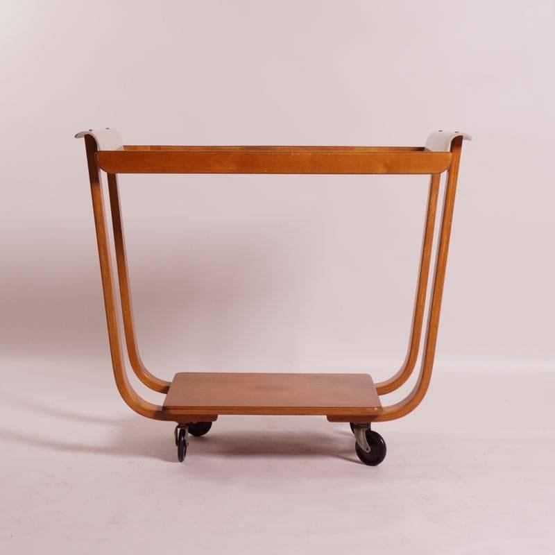 Dutch Serving Trolley Rolo Model PB01 by Cees Braakman for UMS Pastoe, circa 1952