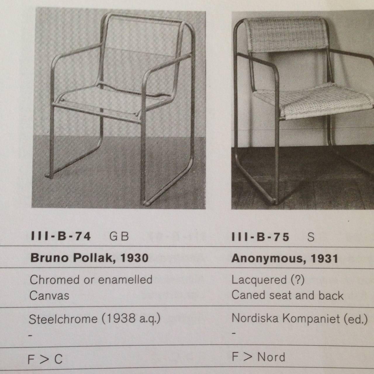 RP-7 Bauhaus Chair by Bruno Pollak for Pel, Oldbury, 1932 In Excellent Condition In Berkel en Rodenrijs, NL