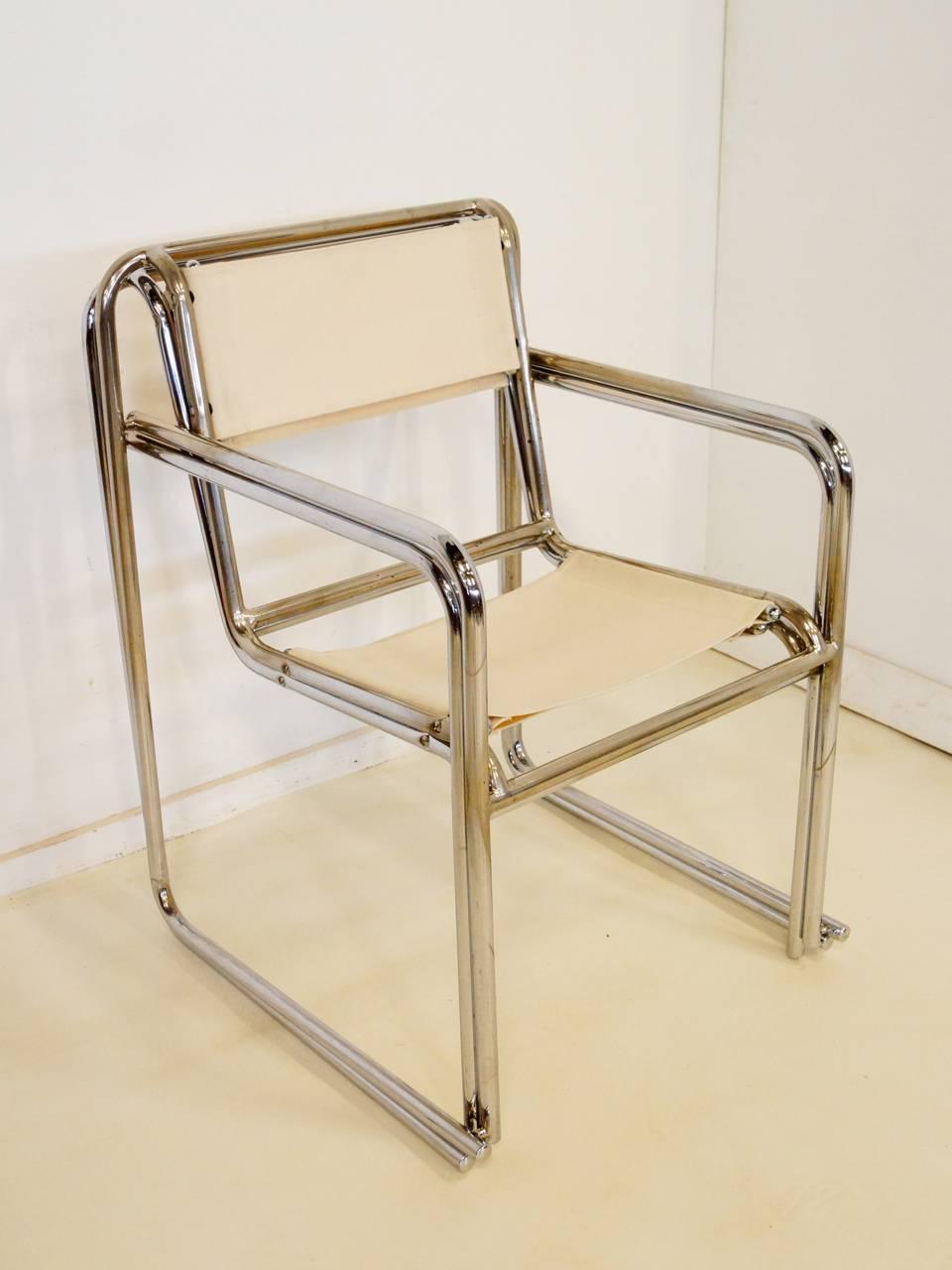 Mid-Century Modern RP-7 Bauhaus Chair by Bruno Pollak for Pel, Oldbury, 1932