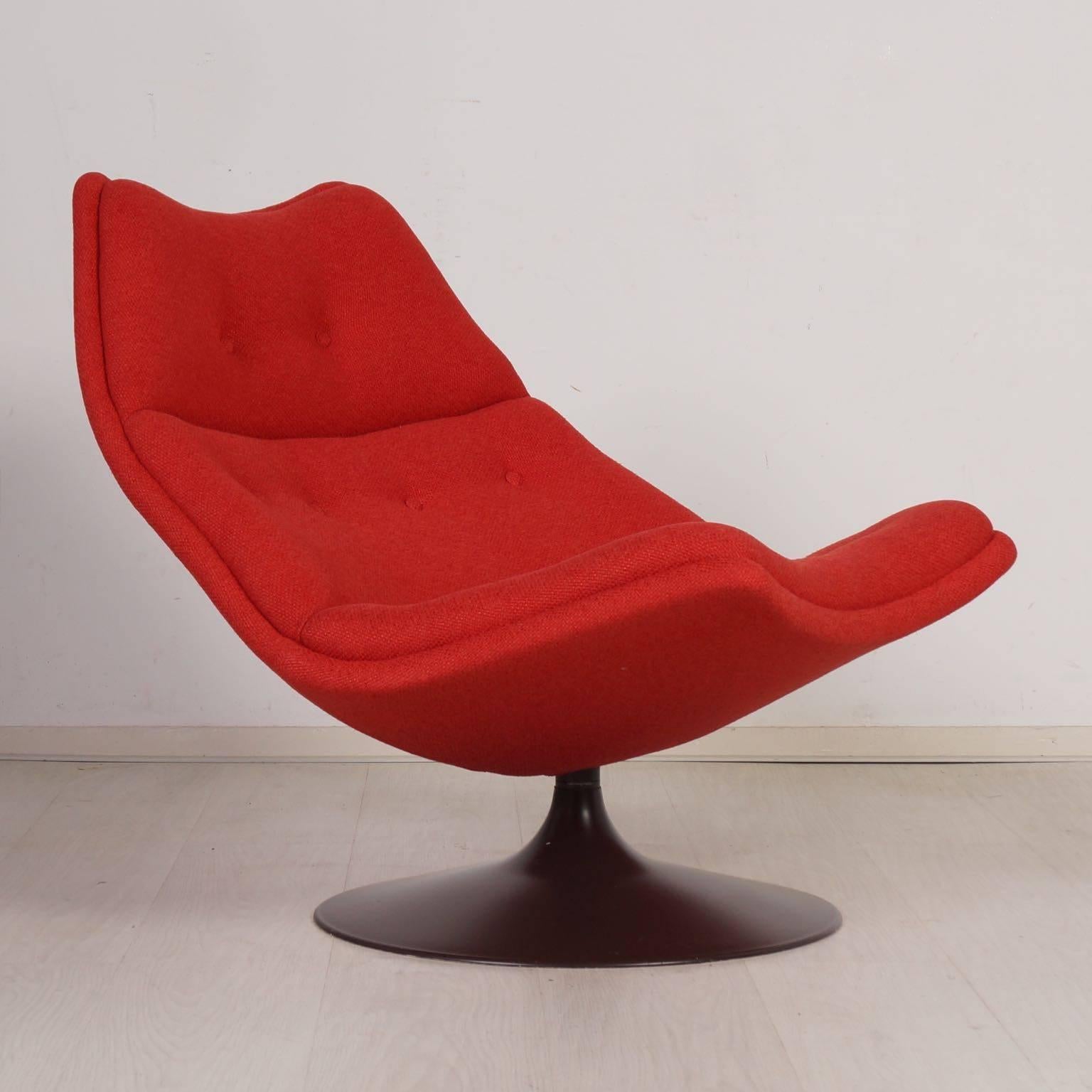 Powder-Coated F511 Ladies Lounge Chair by Geoffrey Harcourt for Artifort, 1966