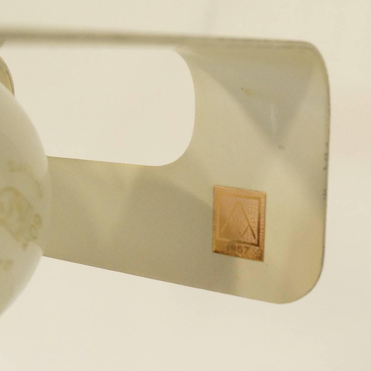 Powder-Coated White Spider Lamp Model 293 by Joe Colombo for O-Luce For Sale