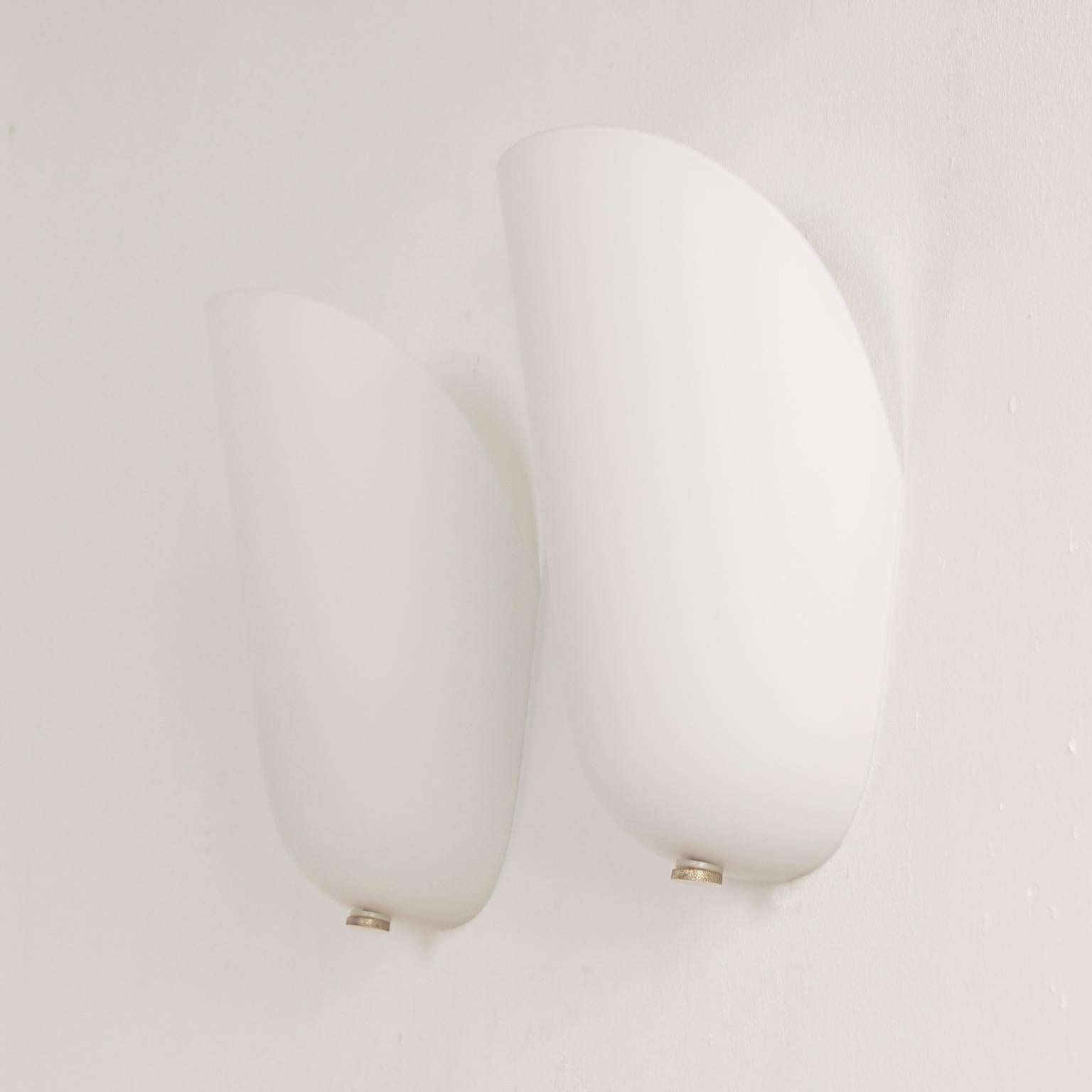 Mid-Century Modern Indoor Wall Lamps, Italy, 1958, Set of Two