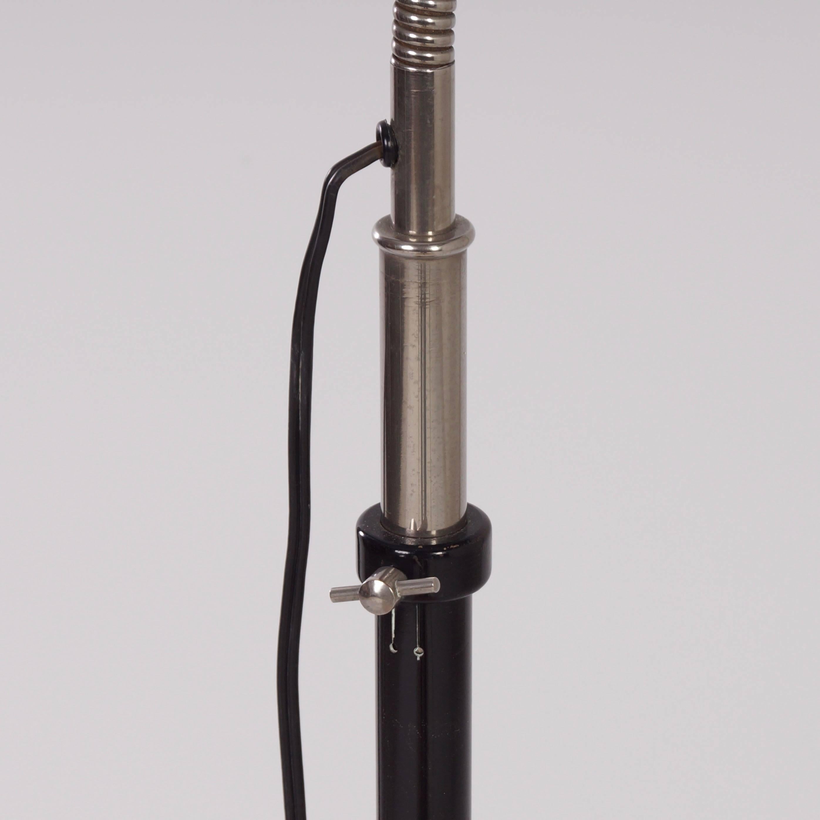 Mid-20th Century Industrial Hala Floor Lamp by H. Busquet, circa 1950 For Sale