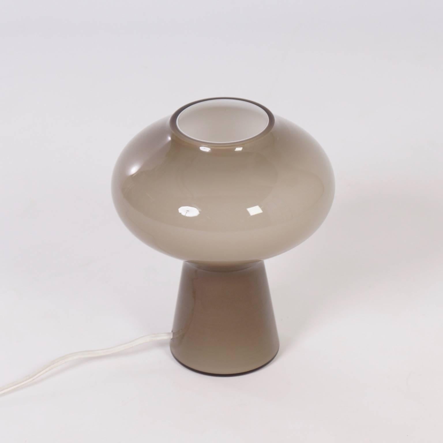 Mid-Century Modern Fungo Mushroom Lamp Fungo by Massimo Vignelli for Venini, Murano, Italy in 1956 For Sale