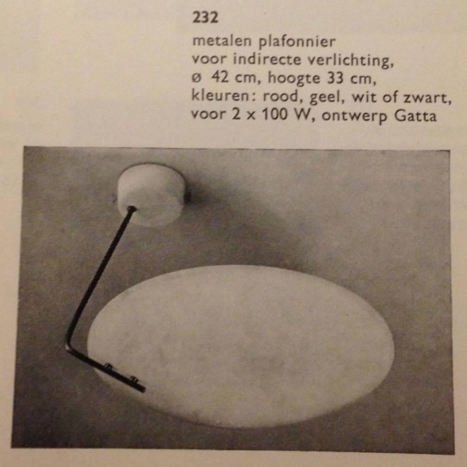 Italian Wall or Ceiling Lamp Model 232 by Bruno Gatta for Stilnovo, circa 1962 For Sale 4