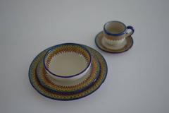 Mexican Colorful Talavera Dinner Set