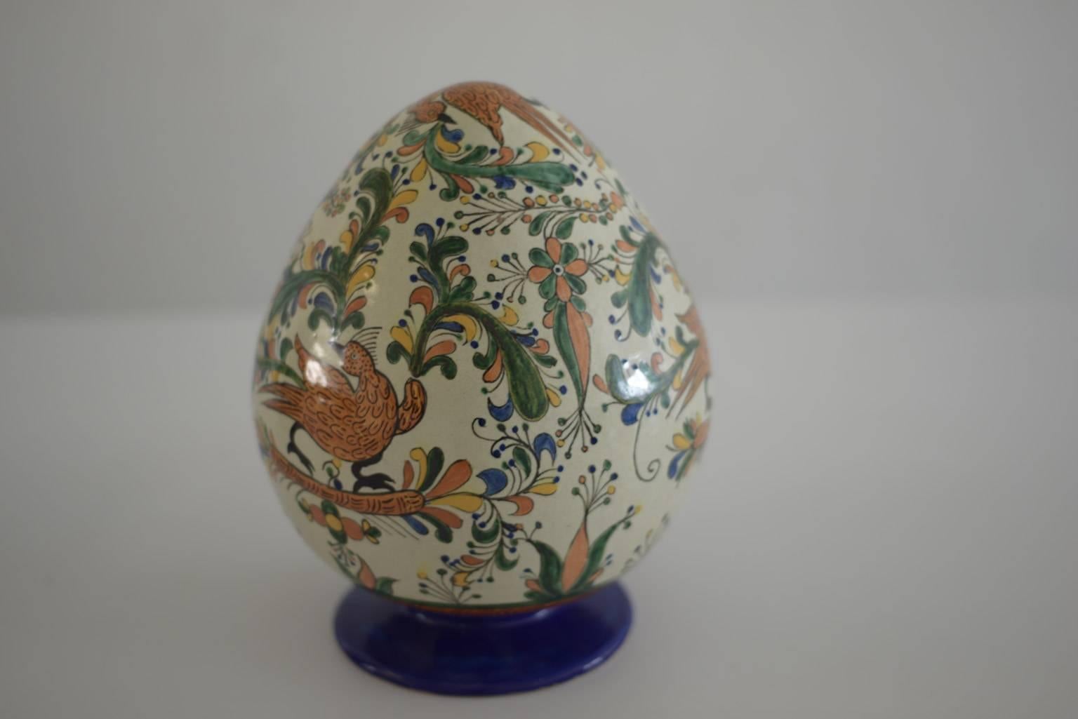 Hand-Painted Mexican Colorful Ceramic Talavera Decoration Eggs For Sale