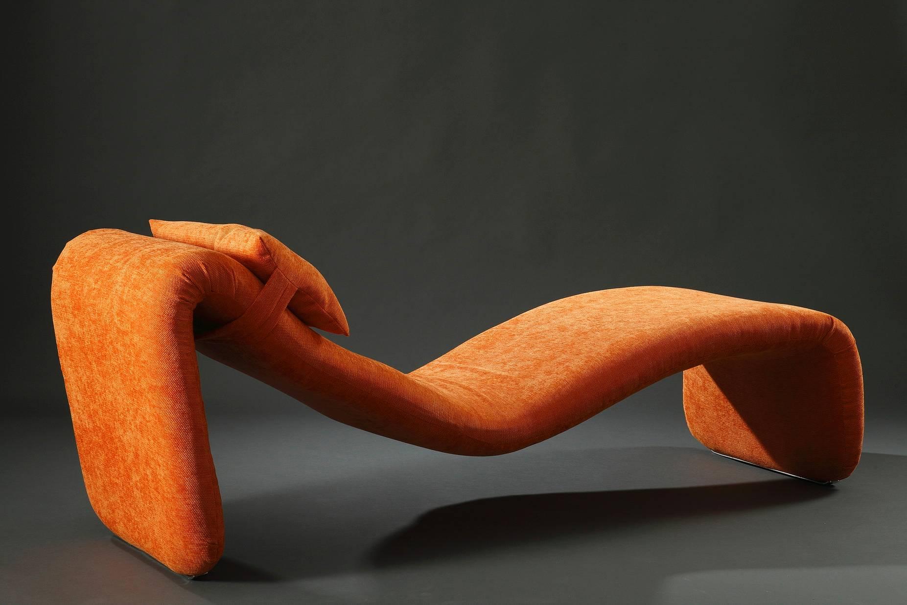 Djinn Lounge Chair Designed by Olivier Mourgue for Airborne International In Good Condition In Paris, FR