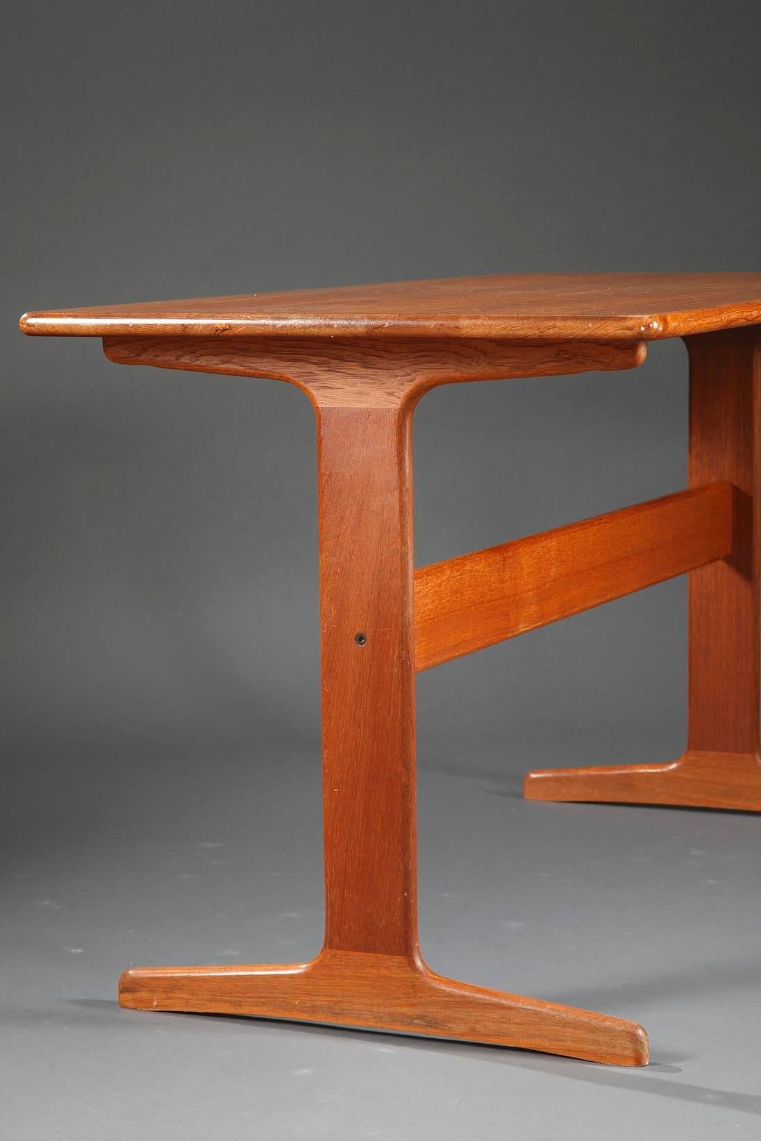 Scandinavian Desk of the 1960s in Teak, Danish Design 1