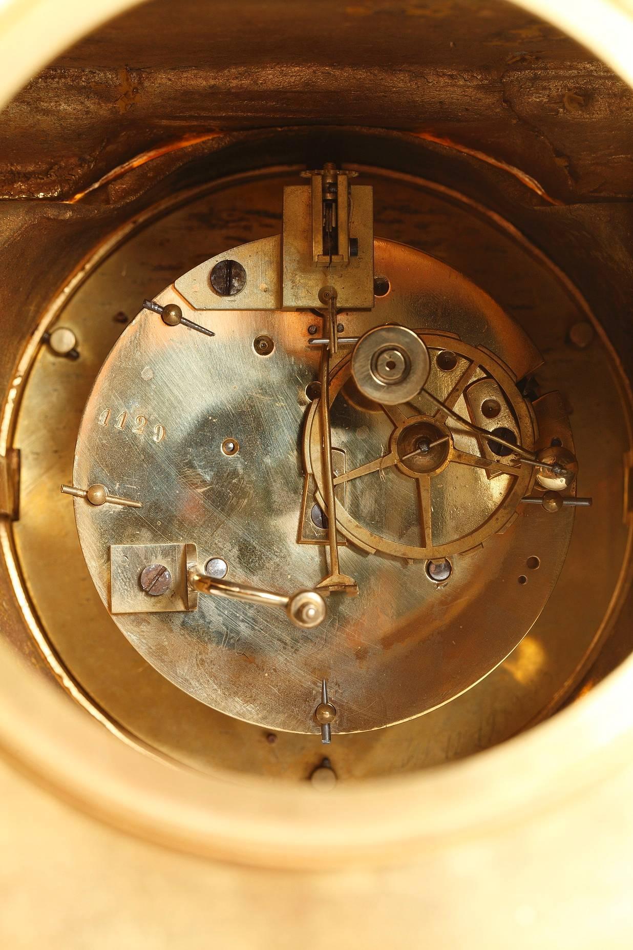 Gilt Bronze Mantel Clock with Ceres, Louis XVI Style 6