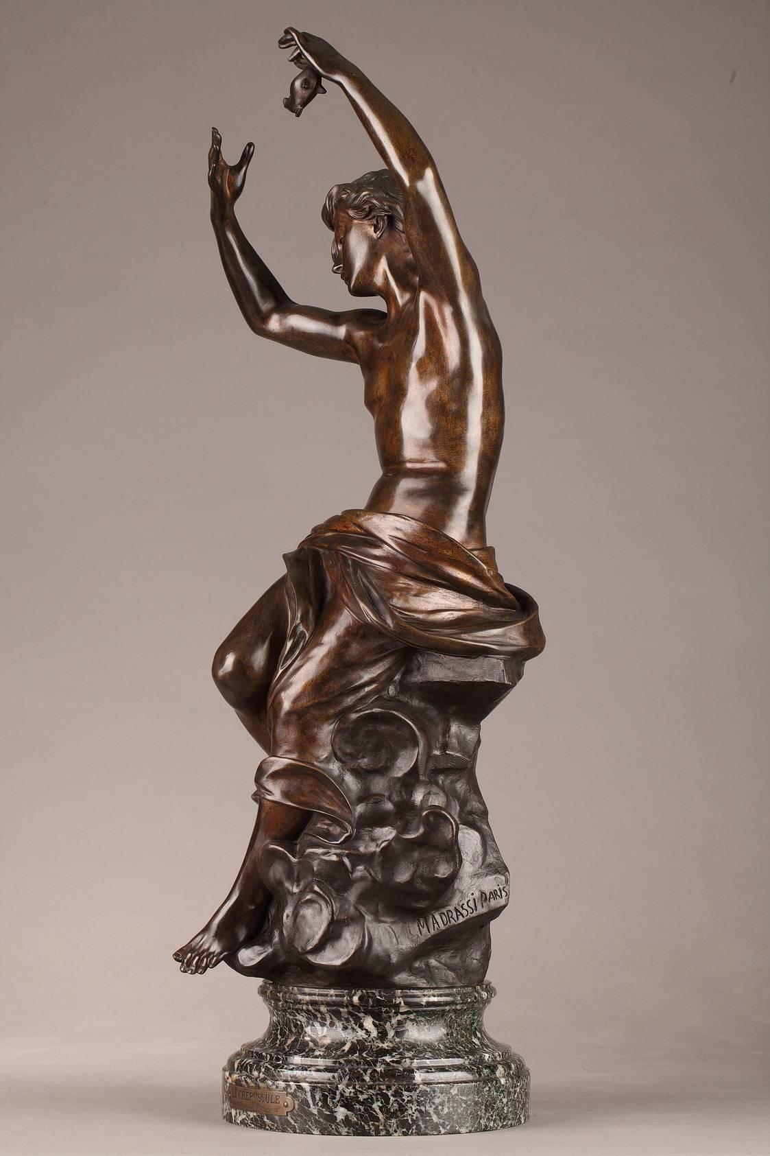 madrassi bronze statue