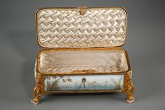19th Century French Limoges Enamel Box