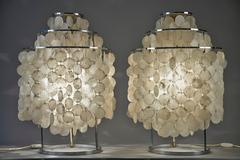 Verner Panton Pair of Lamps, Model "Fun"