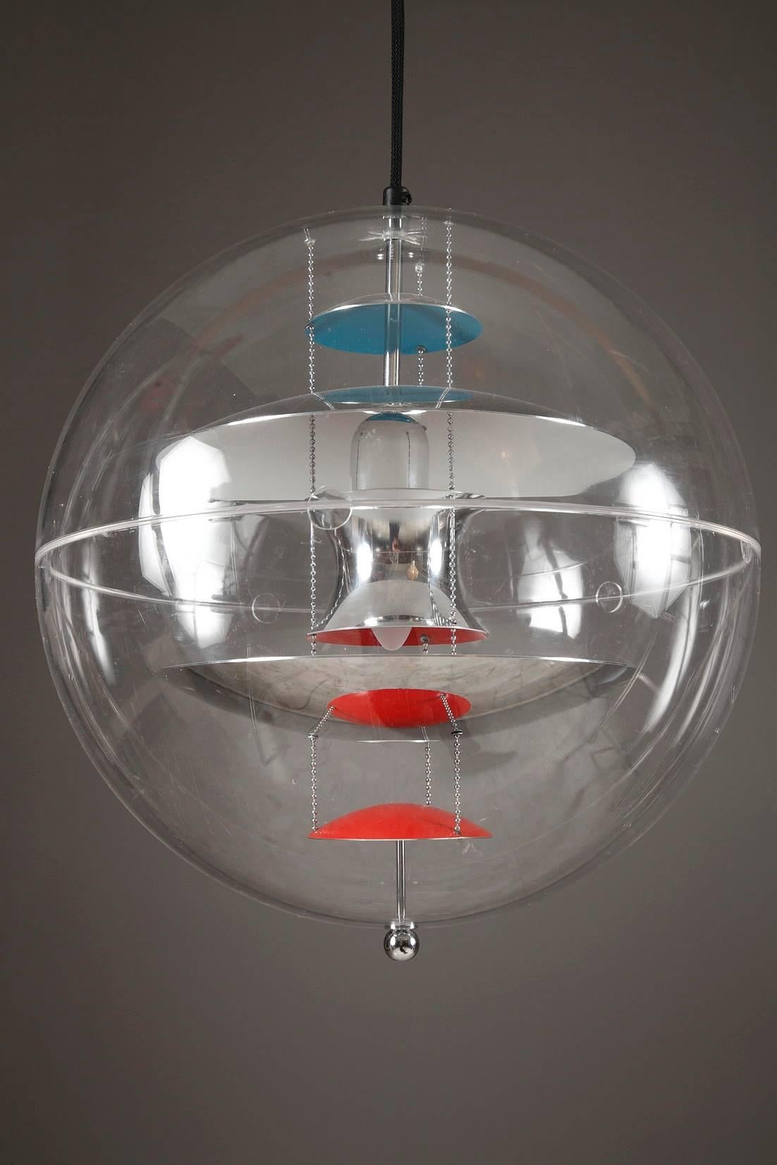 Pendant Light VP Globe Manufactured by Verpan In Good Condition In Paris, FR